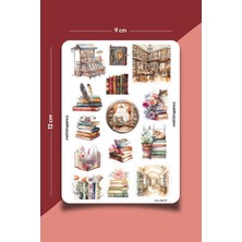 One Little Happiness Kitap (Book) Temalı Sticker Seti | Bullet Journal Sticker | Defter | Çıkartma | Scrapbook