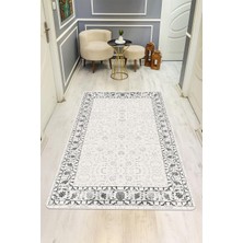 NEWORA Vintage Desen Dijital Baskı Kaymaz Taban Halı H1036