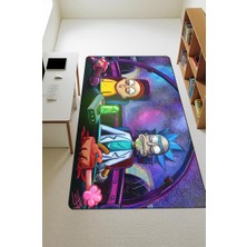 Dolce Mariee  Parlak Kadife Kumaş Dijital Baskı Dot Kaymaz Tabanlı Çocuk ve Genç Odası Halısı H0467