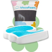 CetKing Terletmeyen Ortopedik Oturma Minderi Coccyx Oturma Minderi Visco Oturma Minderi