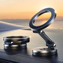 CetKing iPhone 16/16 Pro Max Magsafe Araç Montajı, [tüm Metal ve 360° Ayarlama] N55 Güçlü Mıknatıslı Araba Için Manyetik Telefon Tutucu, iPhone 16 15 14 13 12 ve Magsafe Kılıf ve Tüm Telefonlar Için