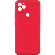 CetKing General Mobile Gm 22 Plus Kılıf Silikon Renkli Kapak Biy Kırmızı