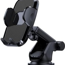 CetKing Telefon Tutucu Araç Otomatik Klipsli Araba Telefon Tutucu Ayarlanabilir Cam ve Torpido Için Yüksek Kalite Tutucu