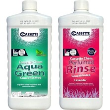 CetKing Karavan-Tekne Tuvalet Kimyasalı-Atık Parçalayıcı ve Koku Giderici 2'li Set