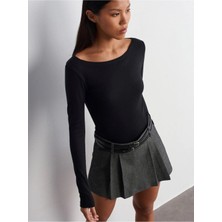 Talt's Kayık Yaka Modal Kumaş Yumuşak Body