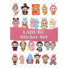 One Little Happiness Labubu Sticker -Bullet Journal - Ajanda - Planner - Defter - Laptop Çıkartma Etiket