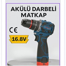 Cmc Tools CMC3911 Akülü Darbeli Matkap 16.8V Kömürsüz Motor 0-1400 Rpm 50NM