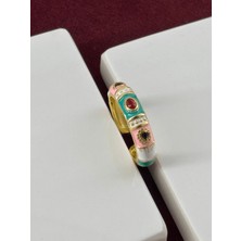 Calista Aksesuar Renkli Taşlı Mineli Yüzük