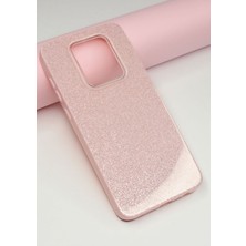 FoxPower Xiaomi Redmi Note 9 Kılıf Simli Parlak Lüx Slikon Kapak