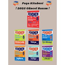 Fenomen Yayıncılık 8. Sınıf Lgs'de Çıkmış Sorular ve Ikiz Soruları Set 6'lı Renkli 2018-2024 Soru Bankası