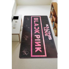 Dolce Mariee  Parlak Kadife Kumaş Dijital Baskı Dot Kaymaz Tabanlı Çocuk ve Genç Odası Halısı H0917