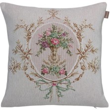 Believe Medallion Jakarlı Dokuma Goblen Dekoratif Kırlent 45*45