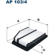 Filtron Fıltron AP103.4 Hava Filtresi Honda Cıvıc Ix 1.6 I-Vtec 125HP 02/12- 17220R1AA01