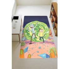 Dolce Mariee  Parlak Kadife Kumaş Dijital Baskı Dot Kaymaz Tabanlı Çocuk ve Genç Odası Halısı H0465