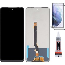 Yedcom İnfinix Hot 20S Ekran Lcd Dokunmatik B7000 15ML Yapıştırıcı ve Kırılmaz Cam ile beraber Yc