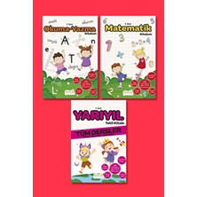 Staau Çocuk 1. Sınıf Kaynak Kitapları Seti (3 Kitap) - Fatma Uyar - 6 - 8 Yaş Okuma Yazma ve Matematik