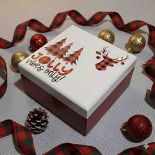 Queens Atölye Yılbaşı Temalı, Çok Amaçlı, El Boyaması, Mdf Dekoratif Kutu