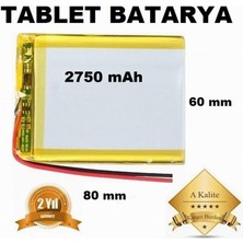 Day 2750 Mah Tablet Pil 7.8,9,10,11,12 Inc Tabletler Için Üniversal Batarya