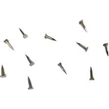 Klips, Menteşe, Ayağı Çivisi  7mm Çelik - Nikel 100GR