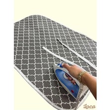 Loca Sweet Home %100 Pamuk (60X90CM) Özel Yanmaz Yapışmaz Yüzey 5mm Süngerli Ütü Matı