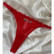 Şana Look Kişiye Özel Isimli Fantezi Iç Çamaşırı Tanga Külot
