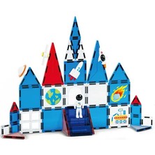 Scntoys Manyetik Yapı Blokları 39 Parça Çocuklar Için Eğitici Oyuncak Uzay Astronot Set Manyetik Karo Set