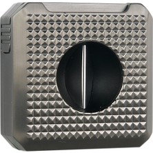 Quantoro Qc-16 Delicili ve Iğneli V-Kesim Gunmetal Puro Kesici