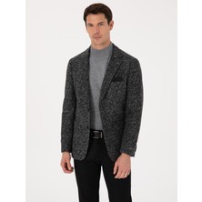 Cacharel Erkek Füme Ekstra Slim Fit Yün Karışımlı Ceket 50272729-VR058