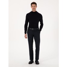 Cacharel Lacivert Slim Fit Yün Karışımlı Kumaş Pantolon 50273665 VR033