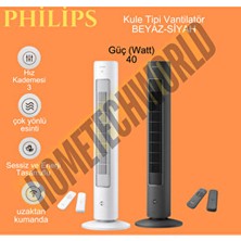 Philips Beyaz 5000 Serisi CX553 Kule Tipi Fanlı Vantilatör