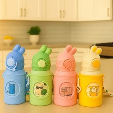 Sevimli Çocuk Suluk Termos – Taşıma Askılı, Sağlam Gövde, Kolay Kullanım