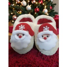 Huzurlu Adımlar Yılbaşı Temalı Çocuk Pandufları