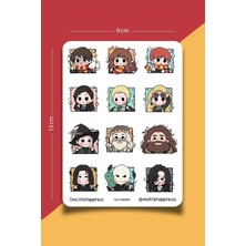 One Little Happiness Harry Potter Pop Temalı Sticker Seti | Bullet Journal Sticker | Defter | Çıkartma | Scrapbook