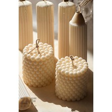 Akronistone 2'li Bohem Silindir Bubble Mum