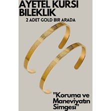 KT Aksesuar Ayetel Kürsi Yazılı Bileklik Paslanmaz Çelik Ayarlanabilir Çift Erkek/kadın Bileklik