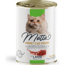 Motto Yetişkin Kediler Için Kuzu Etli Yaş Konserve 400 gr