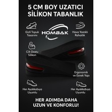 Hava Yastıklı Uzayan Tabanlık 35-44 No Çift, Boy Uzatıcı, Gizli Topuk