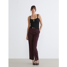 Soulife Carrot Fit Kadın Pileli Pantolon