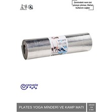 Canvela Çift Taraflı Pilates Minderi 6 mm Su Geçirmez Yoga Matı 180x60 Kamp İçin Kullanım