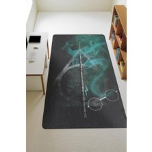 Dolce Mariee  Parlak Kadife Kumaş Dijital Baskı Dot Kaymaz Tabanlı Çocuk ve Genç Odası Halısı H1047