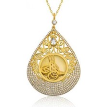 Aya Diamond Gümüş Tuğra Bayan Kolye