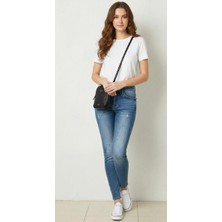 St.Poll Skinny Likralı Yüksek Bel Ekstra Esnek Kot Pantolon-S Jeans