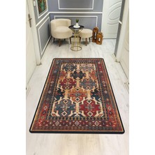 Dolce Mariee Vintage Desen Dijital Baskı Kaymaz Taban Halı H1050
