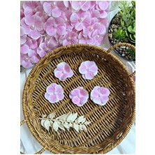 Incili Ortanca Yapay Hazır Çiçek -20LI Paket-Açık Pembe