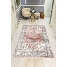 Dolce Mariee Vintage Desen Dijital Baskı Kaymaz Taban Halı H1054