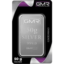 Eg Kuyumculuk 10 Adet 50 gr Gümüş Külçe Gmr