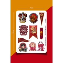 One Little Happiness Harry Potter Gryffindor Temalı Sticker Seti | Bullet Journal Sticker | Defter | Çıkartma | Scrapbook
