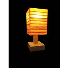 Lemio Tasarım Fener Kare Abajur 01