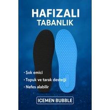 Konforlu Memory Foam Günlük Tabanlık, Ayakkabı Iç Tabanı ve Topuk Destek
