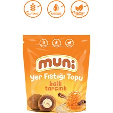 Muni Glutensiz, Katkısız Ballı Tarçınlı Yer Fıstığı Topu